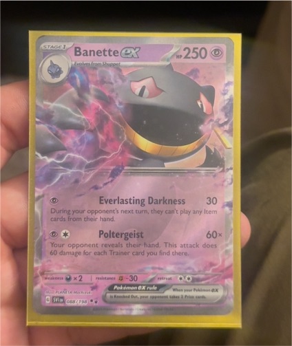 2023 Pokémon TCG Scarlet & Violet #088 Banette ex — front
