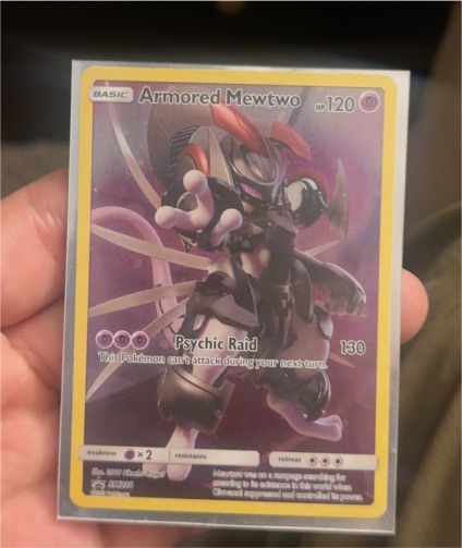 2019 Pokémon SM228 Armored Mewtwo — front