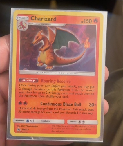 2019 Pokémon SM Black Star Promos #SM226 Charizard — front