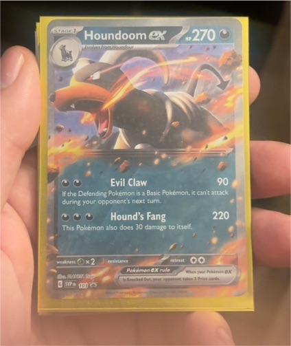 2023 Scarlet & Violet Promo #103 Houndoom ex — front