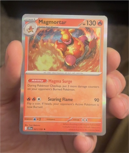 2024 Pokémon Journey Together #021 Magmortar — front