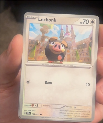 2023 Pokémon SV09: Journey Together #139 Lechonk — front