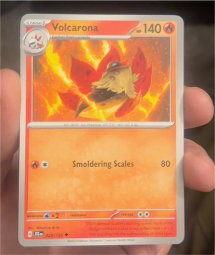 2023 Pokémon SV09: Journey Together #029 Volcarona — front