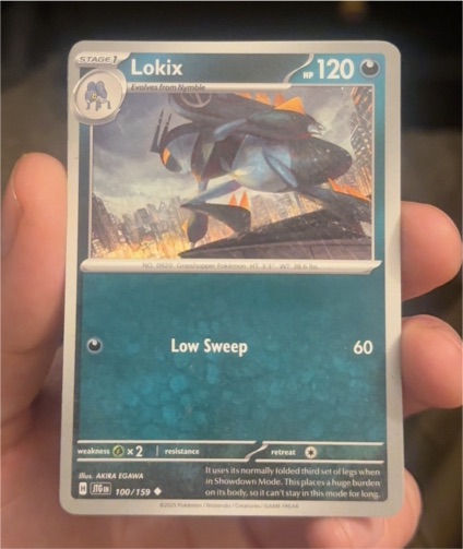 2025 Pokemon Journey Together #100 Lokix — front
