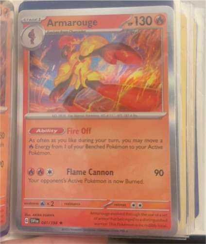 2023 Pokémon Scarlet & Violet #041 Armarouge — front