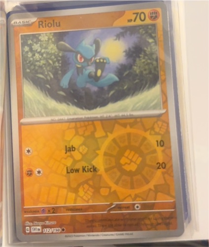 2022 Pokémon SV1 Scarlet & Violet #112 Riolu — front