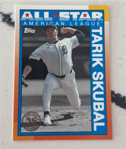 2025 Topps Series 2 1990 Topps All-Stars #90AS-1 Tarik Skubal — front