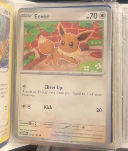 2023 Pokémon Scarlet & Violet #166 Eevee — front