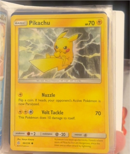 2019 Pokemon Cosmic Eclipse #66 Pikachu — front
