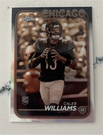 2024 Topps Chrome #202 Caleb Williams — front