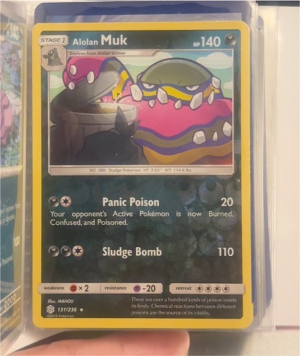 2019 Pokémon SM Cosmic Eclipse #131 Alolan Muk — front