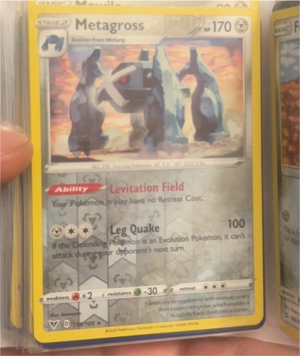 2020 Pokémon Vivid Voltage #118 Metagross — front