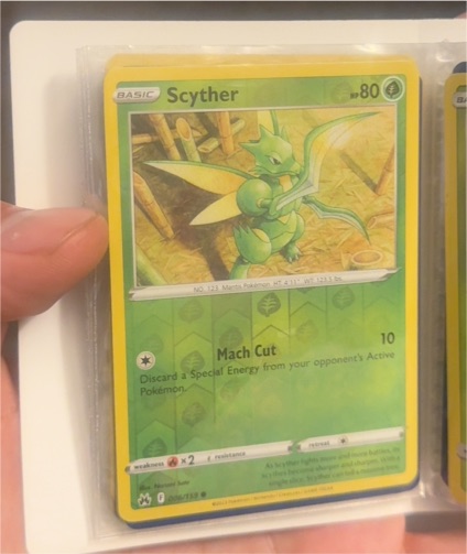 2023 Pokémon Crown Zenith #006 Scyther — front
