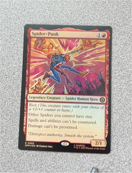 2025 Magic The Gathering #0092 Spider-Punk — front