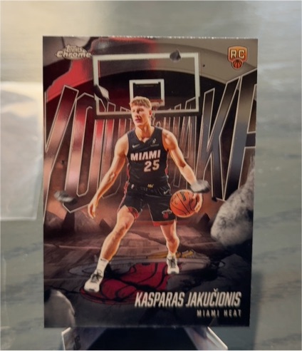 2025-26 Topps Chrome #YQ-11 Kasparas Jakučionis — front