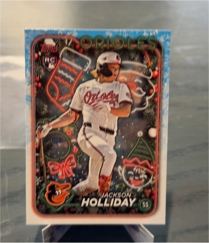 2024 Topps Holiday #H50 Jackson Holliday — front