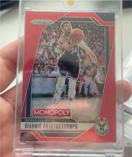 2024-25 Panini Prizm Monopoly #7 Giannis Antetokounmpo — front