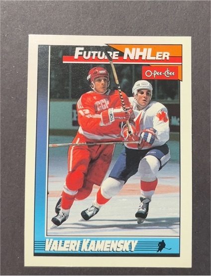 1991-92 O-Pee-Chee #513 Valeri Kamensky — front