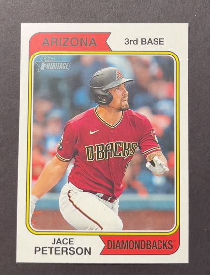 2023 Topps Heritage High Number #713 Jace Peterson — front