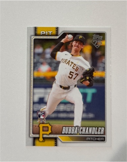 2026 Topps #283 Bubba Chandler — front