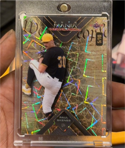 2024 Wild Card Auto Mania #5/10 Paul Skenes — front