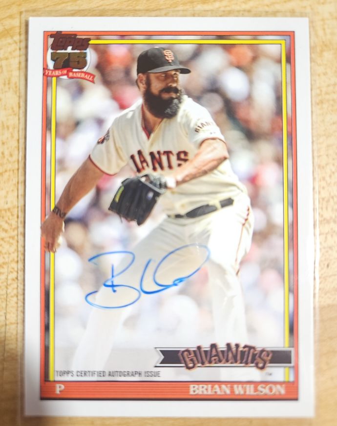 2026 Topps Series 1 #91A-BWI Brian Wilson — front