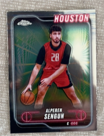 2024-25 Topps Chrome #106 Alperen Sengun Houston Rockets — front
