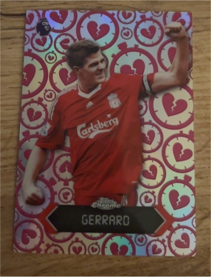 2026 Topps Chrome Premier League #STH-14 Steven Gerrard — front