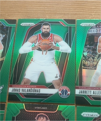 2024-25 Panini Prizm #76 Jonas Valančiūnas — front