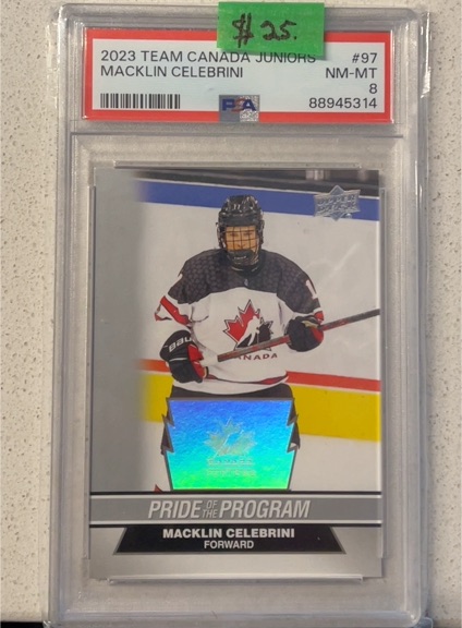 2023 Upper Deck Team Canada Juniors #97 Macklin Celebrini — front