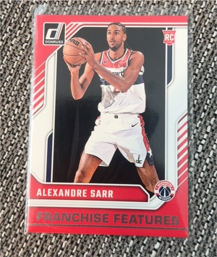 2024-25 Donruss Franchise Features #30 Alexandre Sarr — front