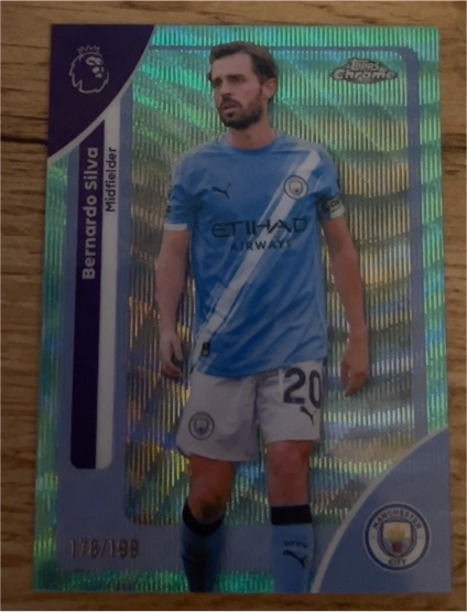 2026 Topps Chrome Premier League #123 Bernardo Silva — front