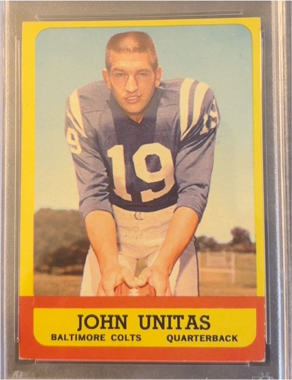 1963 Topps #1 Johnny Unitas — front