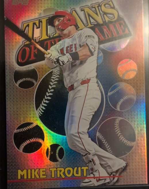 2026 Topps Series 1 #TOG-2 Mike Trout Titans of the Game — front