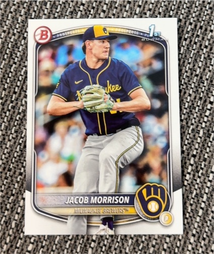 2025 Bowman Draft #BD-42 Jacob Morrison — front