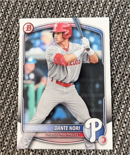 2025 Bowman Draft #BD-33 Dante Nori — front