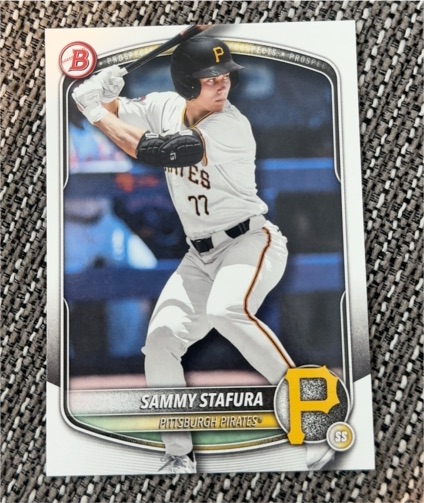 2025 Bowman Draft #BD-187 Sammy Stafura — front