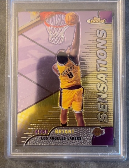 1999 Topps Finest Sensations #128 Kobe Bryant — front