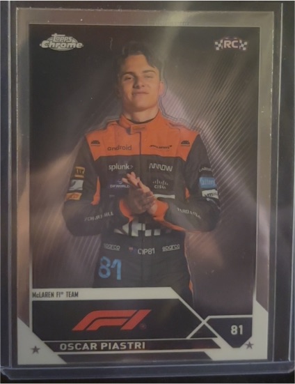 2023 Topps Chrome Formula 1 #81 Oscar Piastri — front