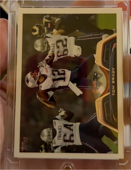 2013 Topps #100 Tom Brady — front