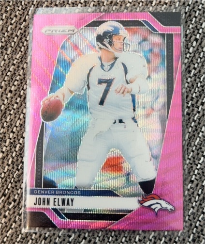 2024 Panini Prizm #89 John Elway Pink Wave — front