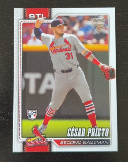 2026 Topps Series 1 #95 César Prieto — front