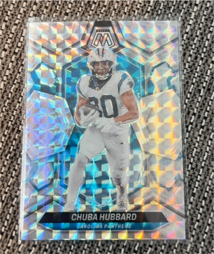 2024 Panini Mosaic #30 Chuba Hubbard — front