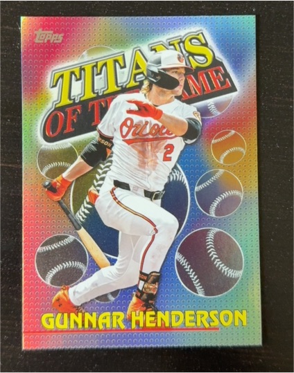 2026 Topps Series 1 Titans Of The Game #TOG-4 Gunnar Henderson — front