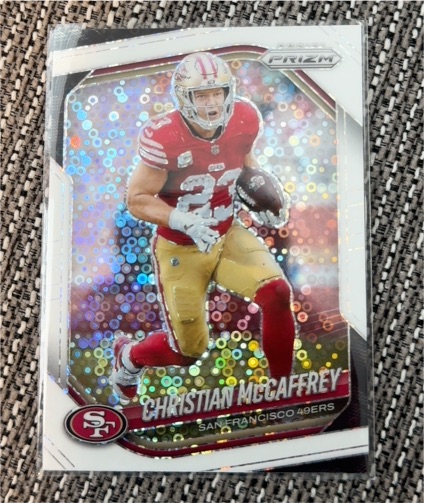 2025 Panini Prizm #156 Christian McCaffrey — front