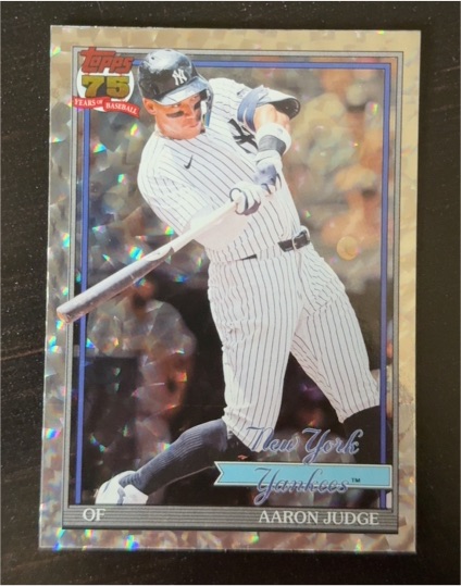 2026 Topps Series 1 1991 #T91-34 Aaron Judge — front
