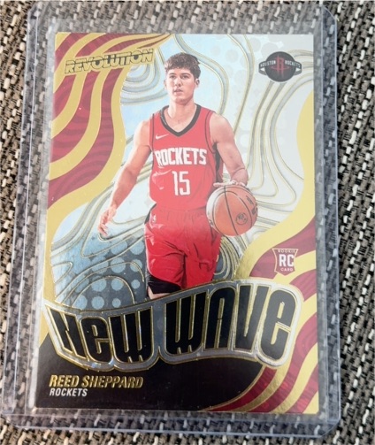 2024-25 Panini Revolution #15 Reed Sheppard New Wave — front