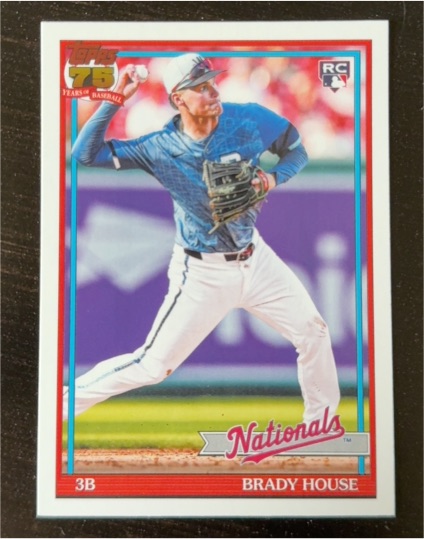 2026 Topps Series 1 #T91-41 Brady House — front
