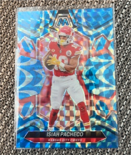 2024 Panini Mosaic #107 Isiah Pacheco — front