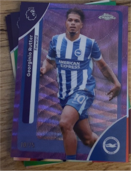 2026 Topps Chrome Premier League #48 Georginio Rutter — front